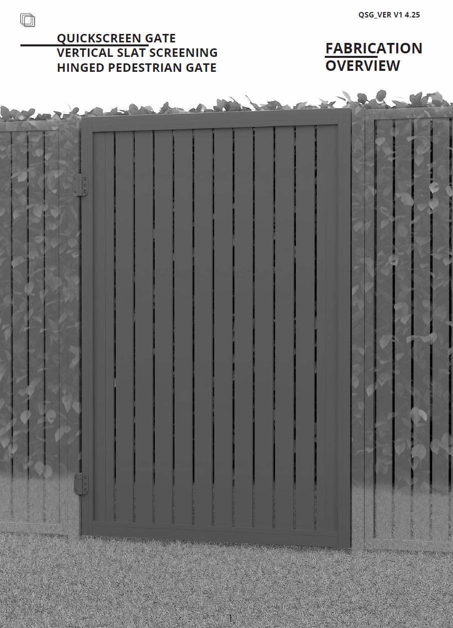 Quickscreen Horizontal Slat Gate